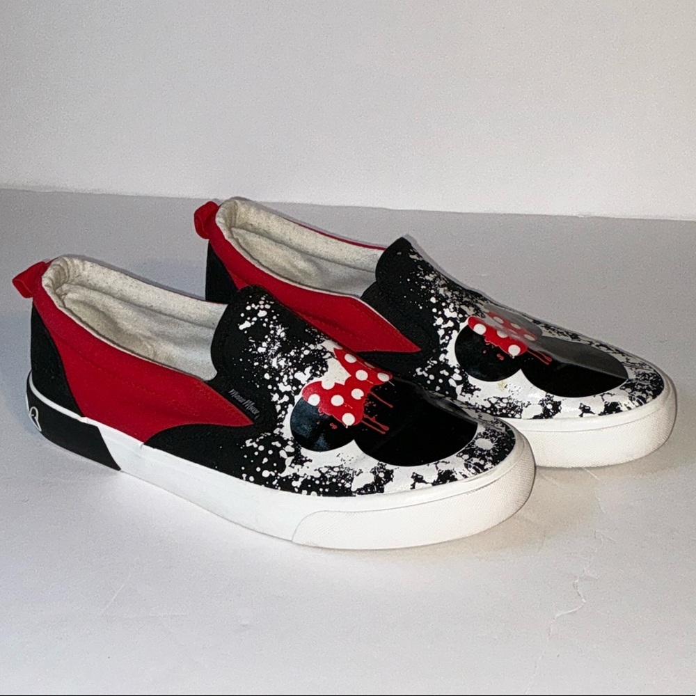 💲Ground Up, Disney Minnie Mouse Slip Ons, Sz. 9 - Picture 2 of 12